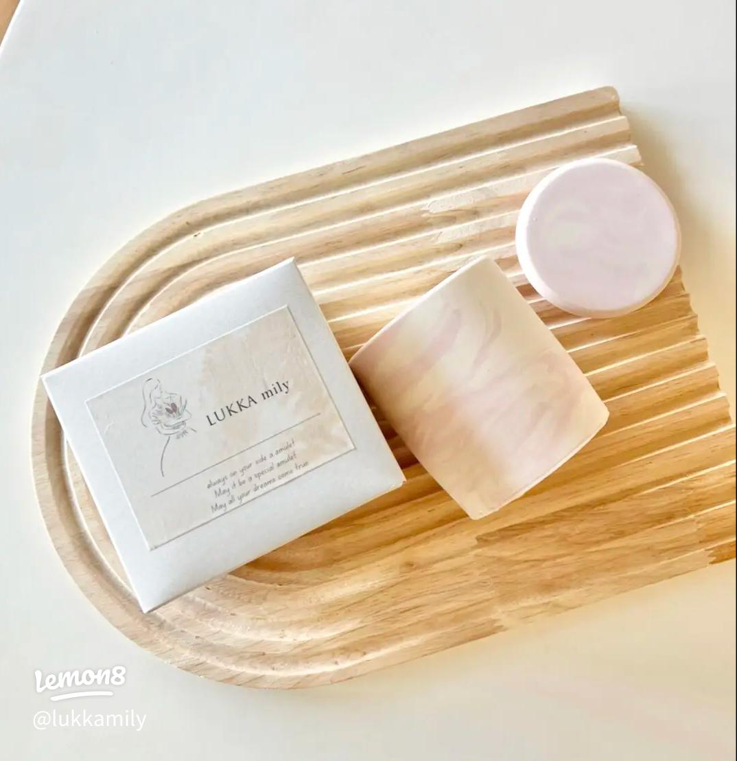 LUKKA milyさん キャンドル トレイセット 手作りのアロマキャンドルで