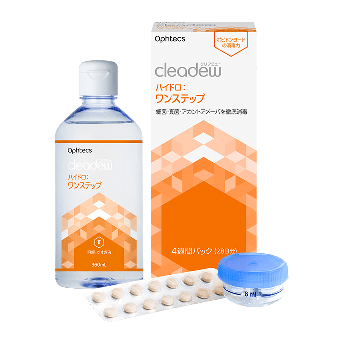 クリアデュー ハイドロ：ワンステップ 28日分｜コンタクトレンズ通販