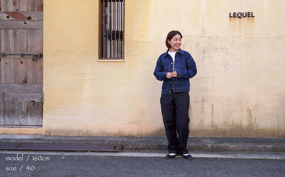 CIOTA シオタ New Double Pocket Denim Jacket ＜ダークブルーダメージ