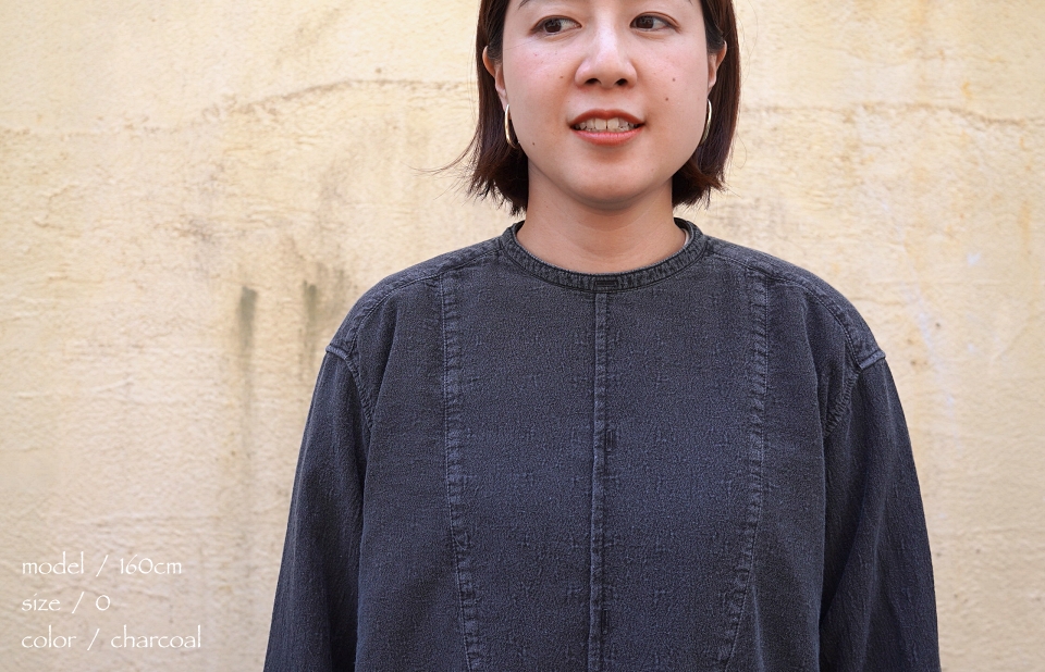 outil ウティ CHEMISIER CORSIER ＜チャコール＞ 商品詳細｜LEQUEL