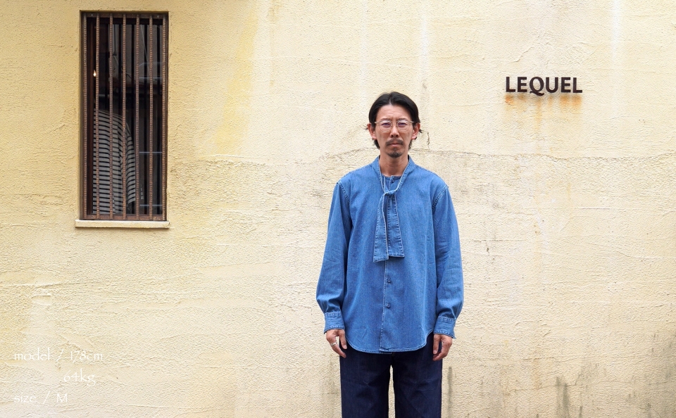 BRU NA BOINNE ブルーナボイン ソムニウムデニムシャツ ＜AGインディゴ