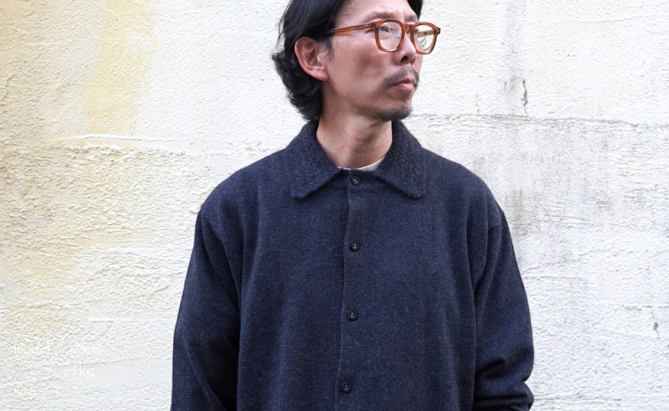 BRU NA BOINNE ブルーナボイン ソムニアニットシャツ ＜チャコール