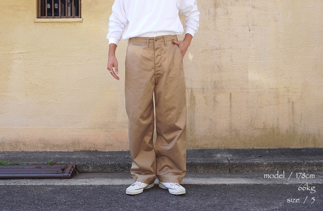 CIOTA シオタ Weapon Chino Cloth Pants（41 khaki） ＜ベージュ