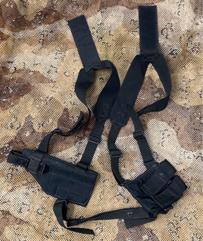 米軍実物 EAGLE ショルダーホルスター 右利き用 BER 92 金タグ ポーチ