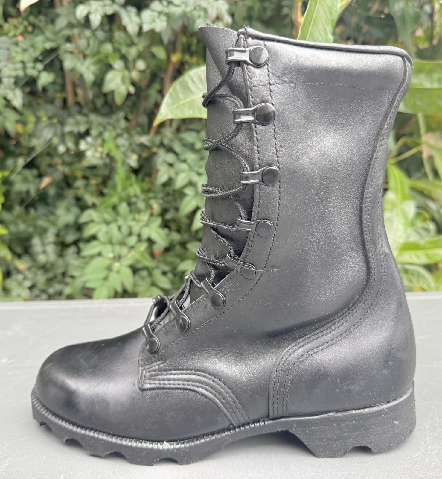 アメリカ軍実物 スピードレース コンバット レザーブーツ ミリタリーブーツ