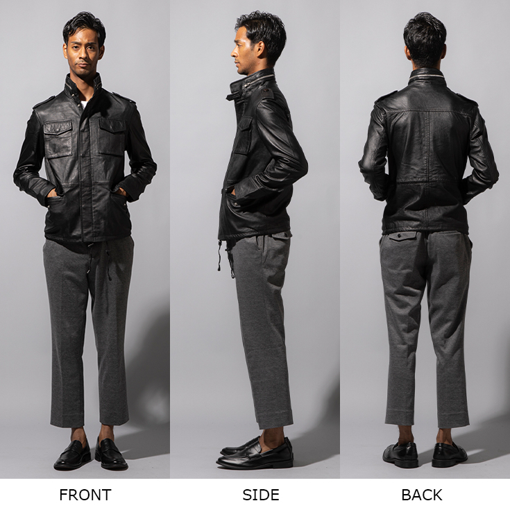 Horn Works 本革 M65フィールドジャケット メンズ ホーンワークス 3465