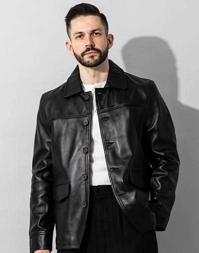 SHEEP SKIN BLACK - レザージャケット 革ジャン 本革専門通販 リューグー