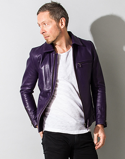 COW HIDE PURPLE - レザージャケット 革ジャン 本革専門通販 リューグー