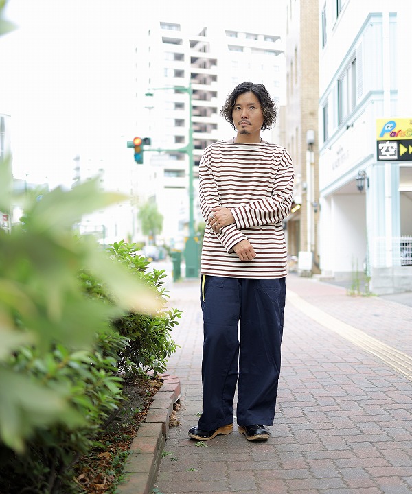 Saint James/セントジェームス OUESSANT LOOSE - ECRU/CLUB(生成り