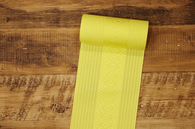 本場筑前博多織 四寸帯 単帯 紗の半巾帯 ゆかた帯 絹 紗 福岡市南区の