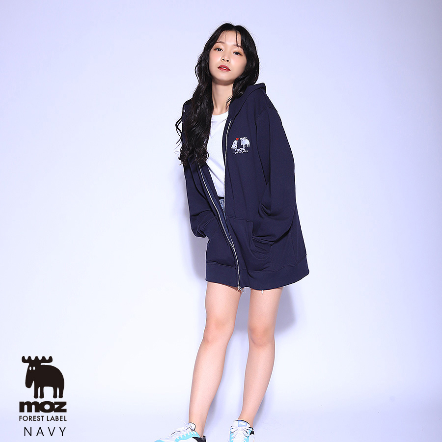 ミカ × moz FOREST LABEL コラボZIPパーカー