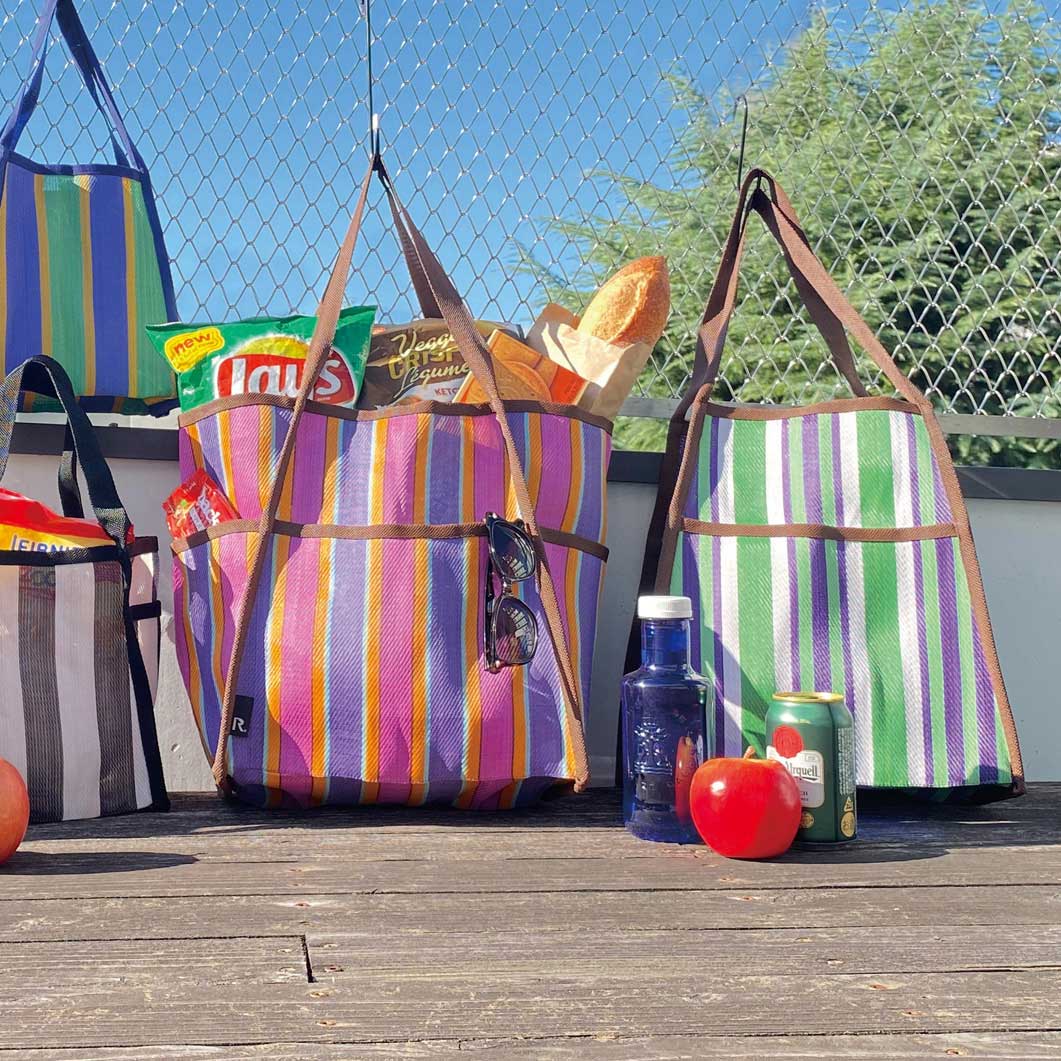 マルシェバッグ ミディアム マルチカラー(マルチカラー)：ファッション