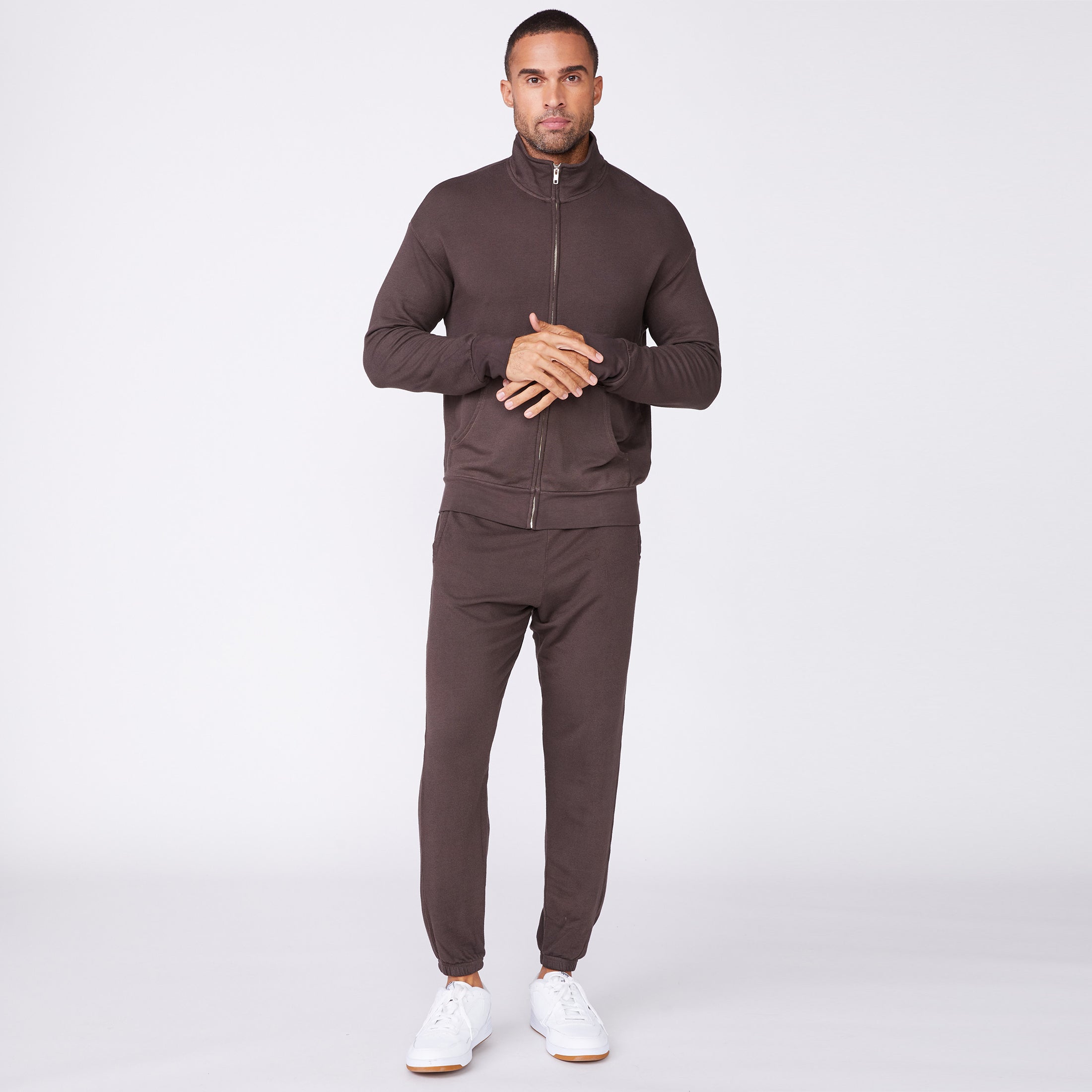 Mock Neck Zip Up – MONROW