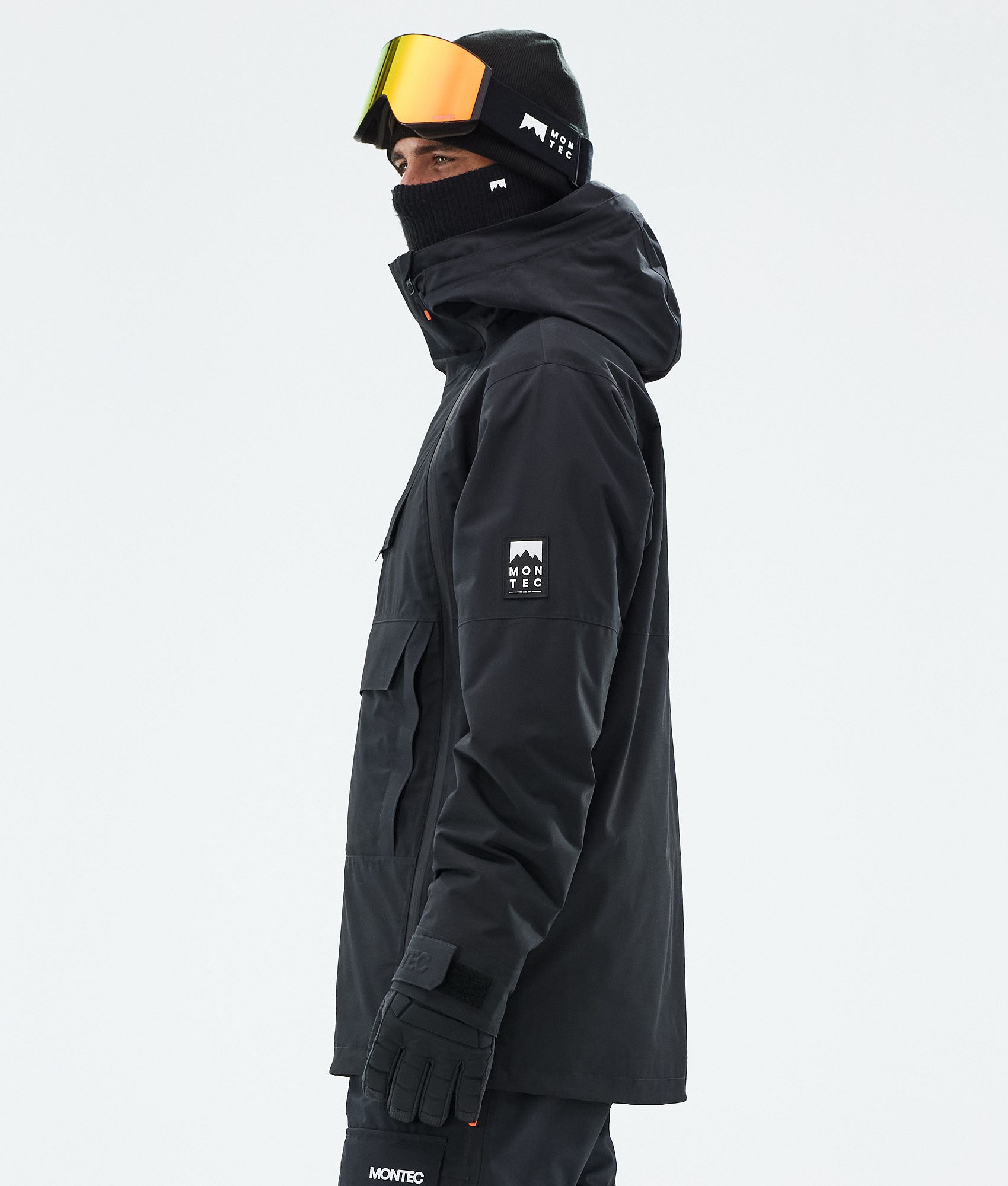Montec Doom スノーボードジャケット メンズ Black - ブラック