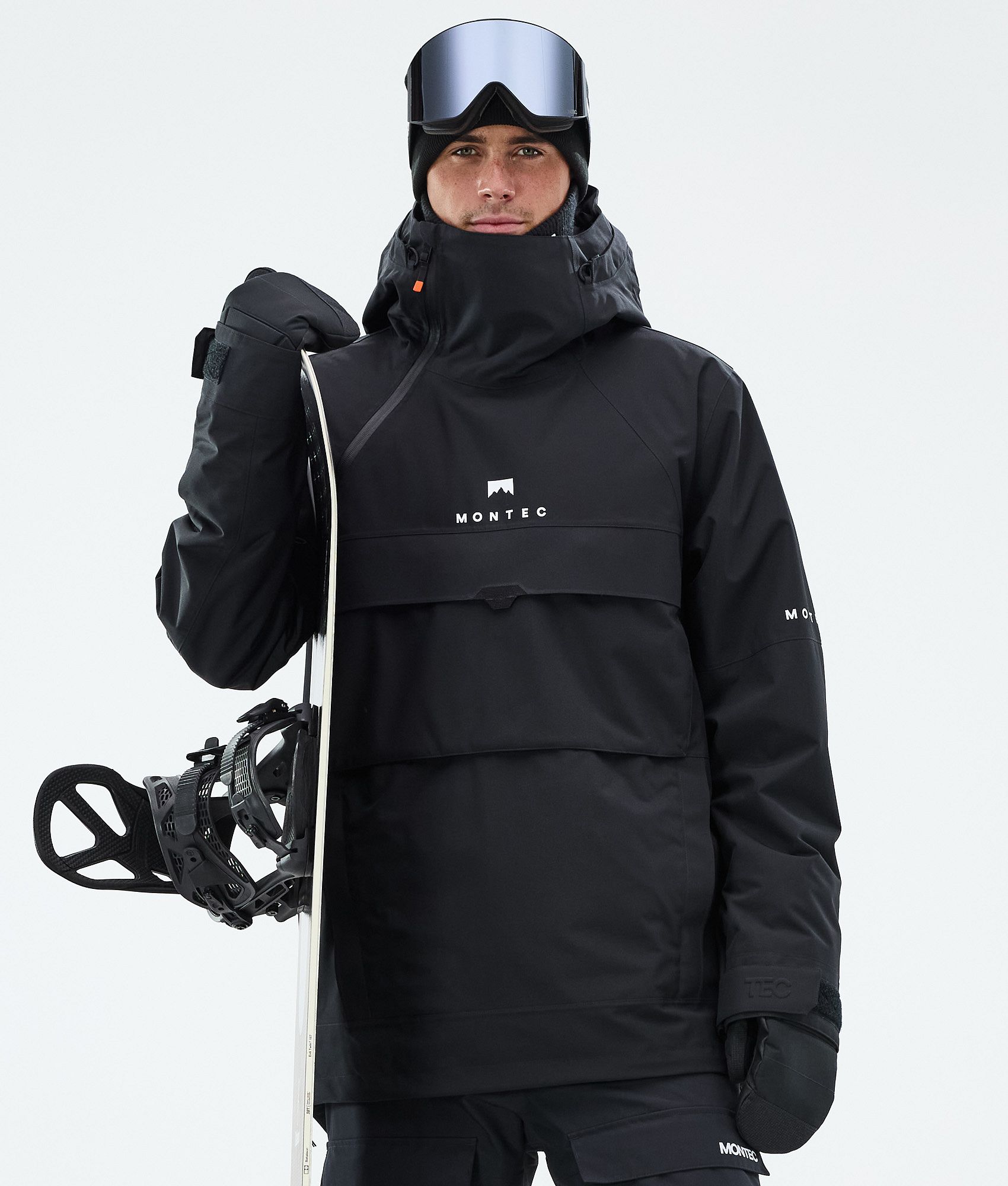 Montec Dune Snowboard Jacket Men Black | Montecwear.com