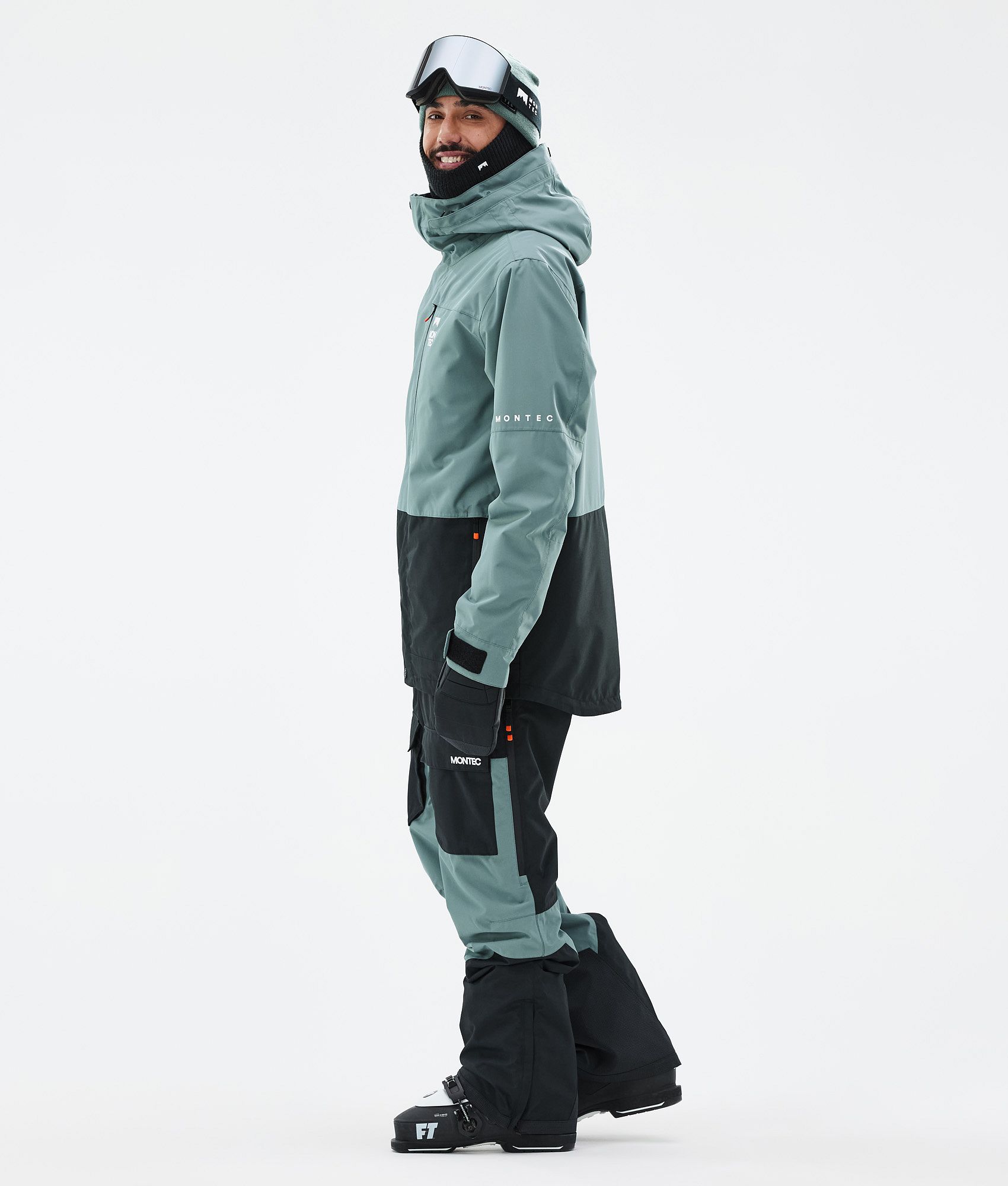 Montec Fawk Ski Jacket Men Atlantic/Black | Montecwear.com