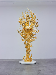 欲望の炎—金》 ｜ 村上隆の五百羅漢図展