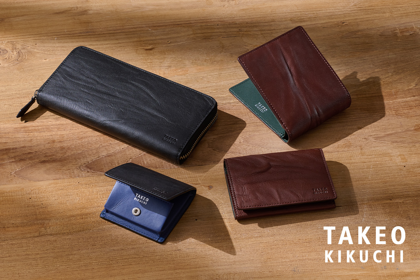 TAKEO KIKUCHI（タケオキクチ）｜革財布・小物｜スクイーズ商品一覧