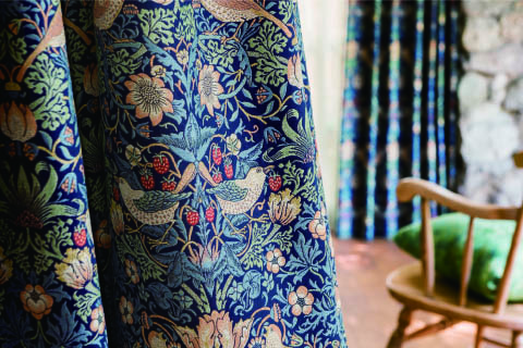 ウィリアムモリス ドレープカーテン 川島織物セルコン ｜松装(マツソウ)