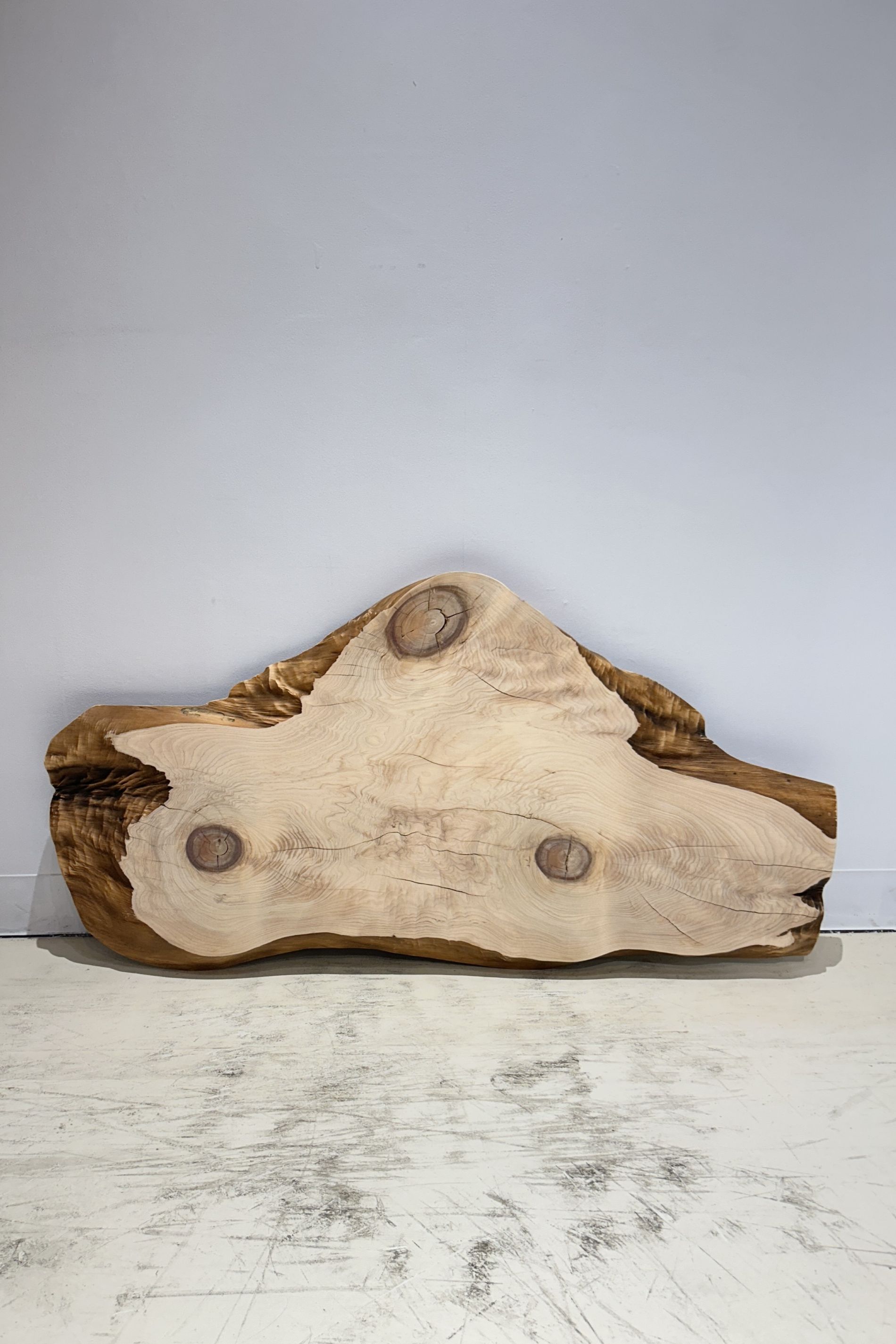 一枚板 青森ヒバ材 無塗装天板 1030×525 mm 一枚板テーブル・無垢材