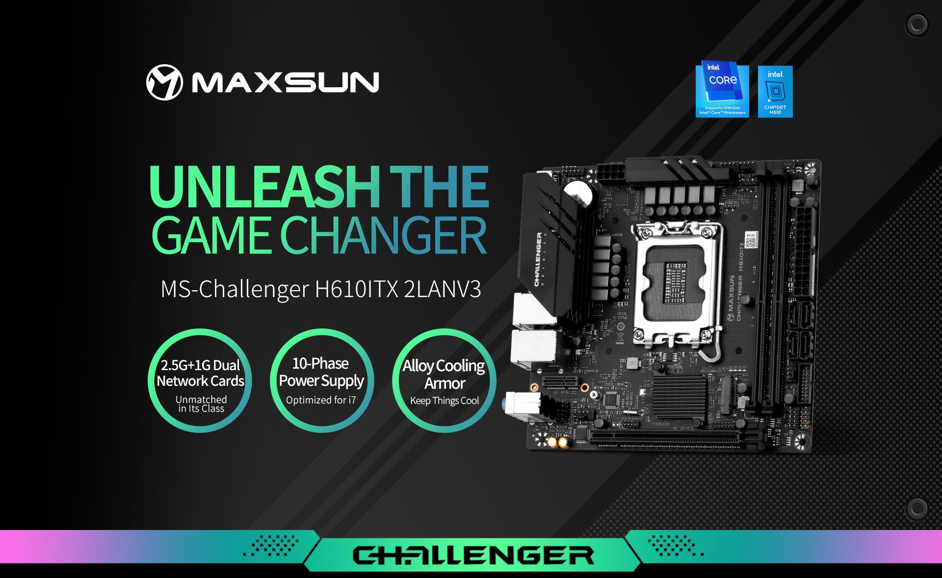 MS-Challenger H610 ITX 2LAN V3