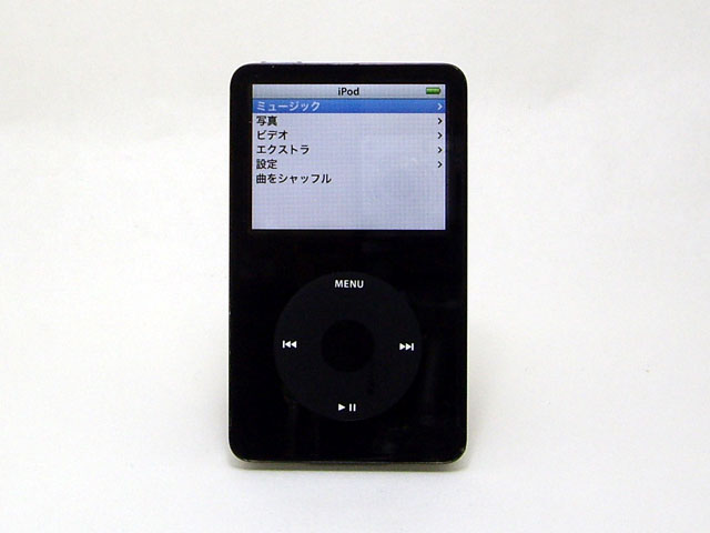 iPod 30GB ブラック 第5.5世代 MA446J/A 通販 -Macパラダイス-