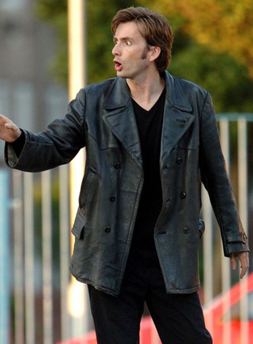 David Tennant Doctor Who Leather Trench Coat : Made To Measure