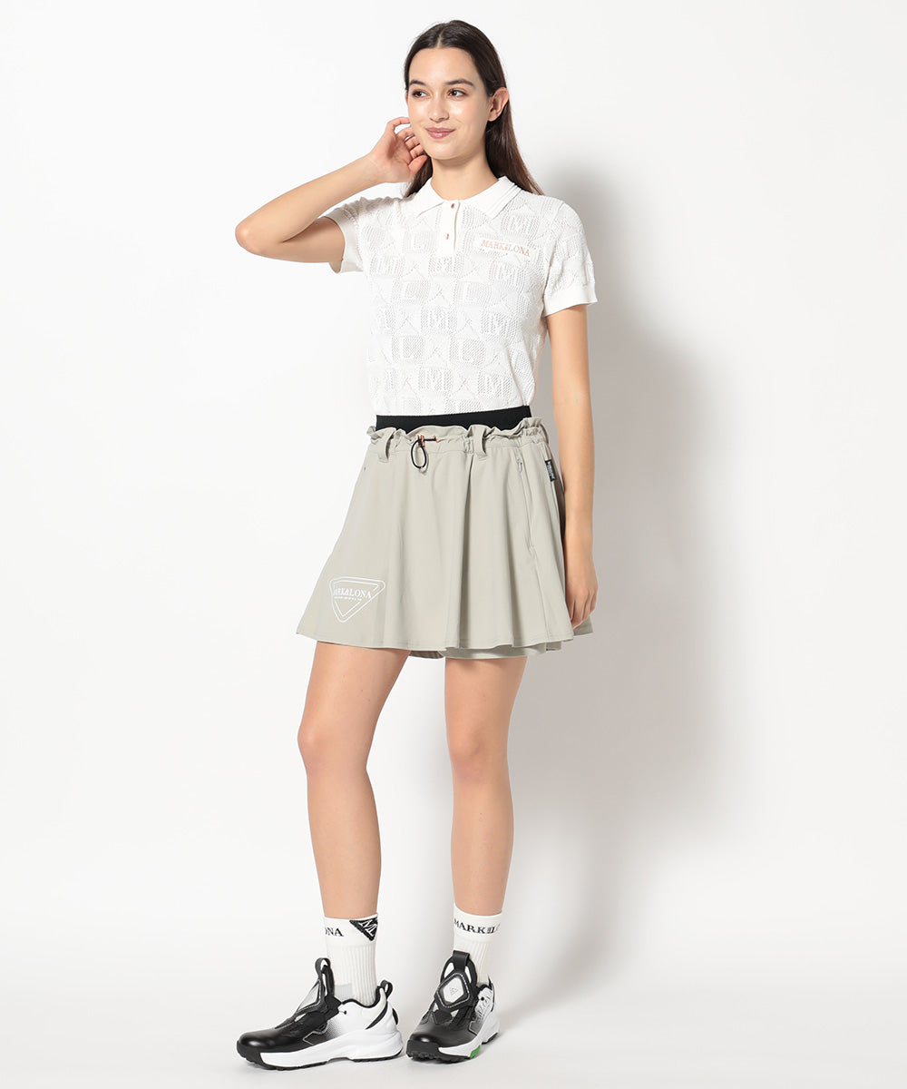 MARK & LONA ライトグレー スカート ゴルフ スカート │ MARK & LONA