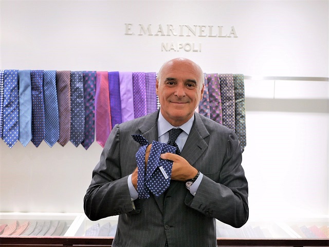 マリネッラ ナポリ 丸の内 / ネクタイ入荷 】～セッテピエゲ小紋柄タイ