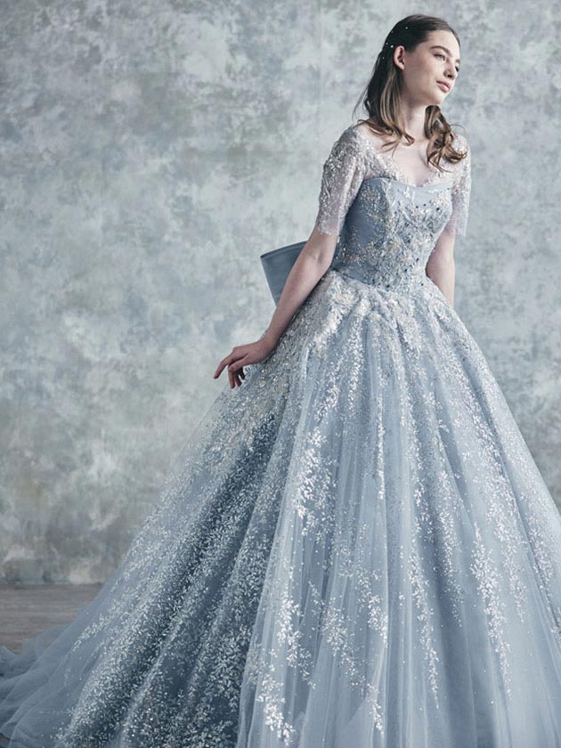 MAR0108 gray | ウエディングドレス『マリアローザ（MARIAROSA）』