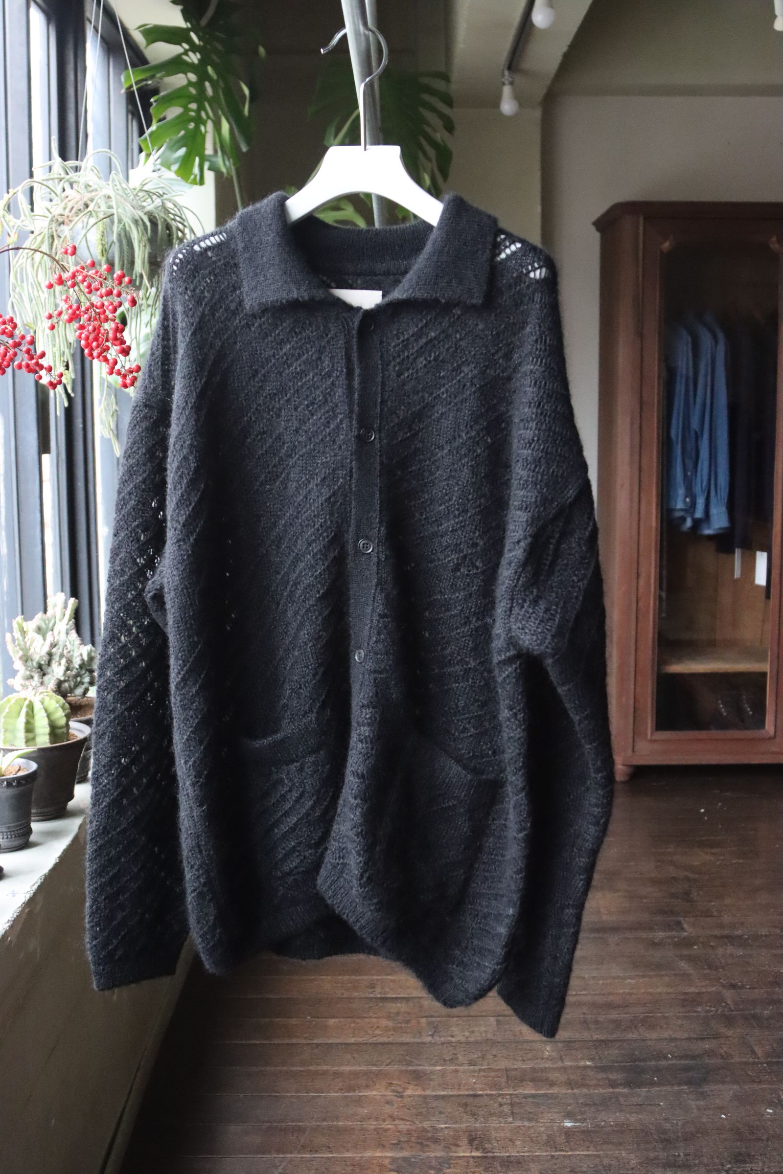 YOKE - YOKE ヨーク24SS SILK MOHAIR BUTTONED CARGIGAN(YK24SS0670S
