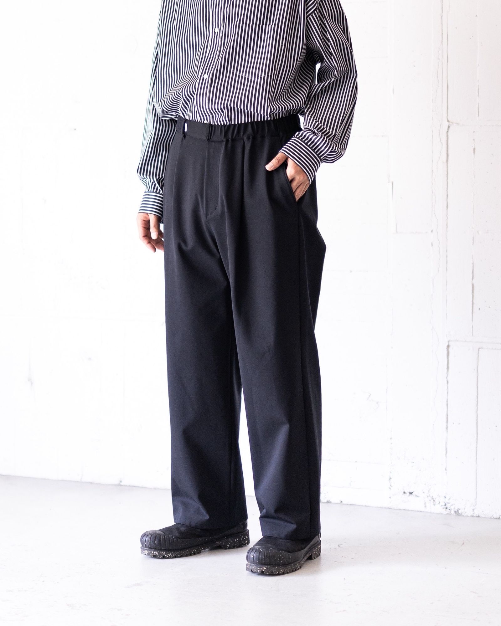 Graphpaper - グラフペーパー25AW Compact Ponte Wide Chef Pants