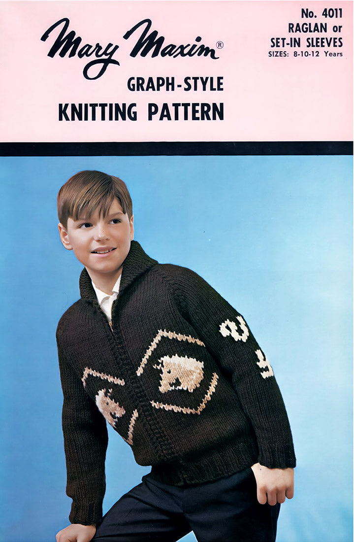 Children's Palomino Horse Cardigan Pattern – Mary Maxim Ltd