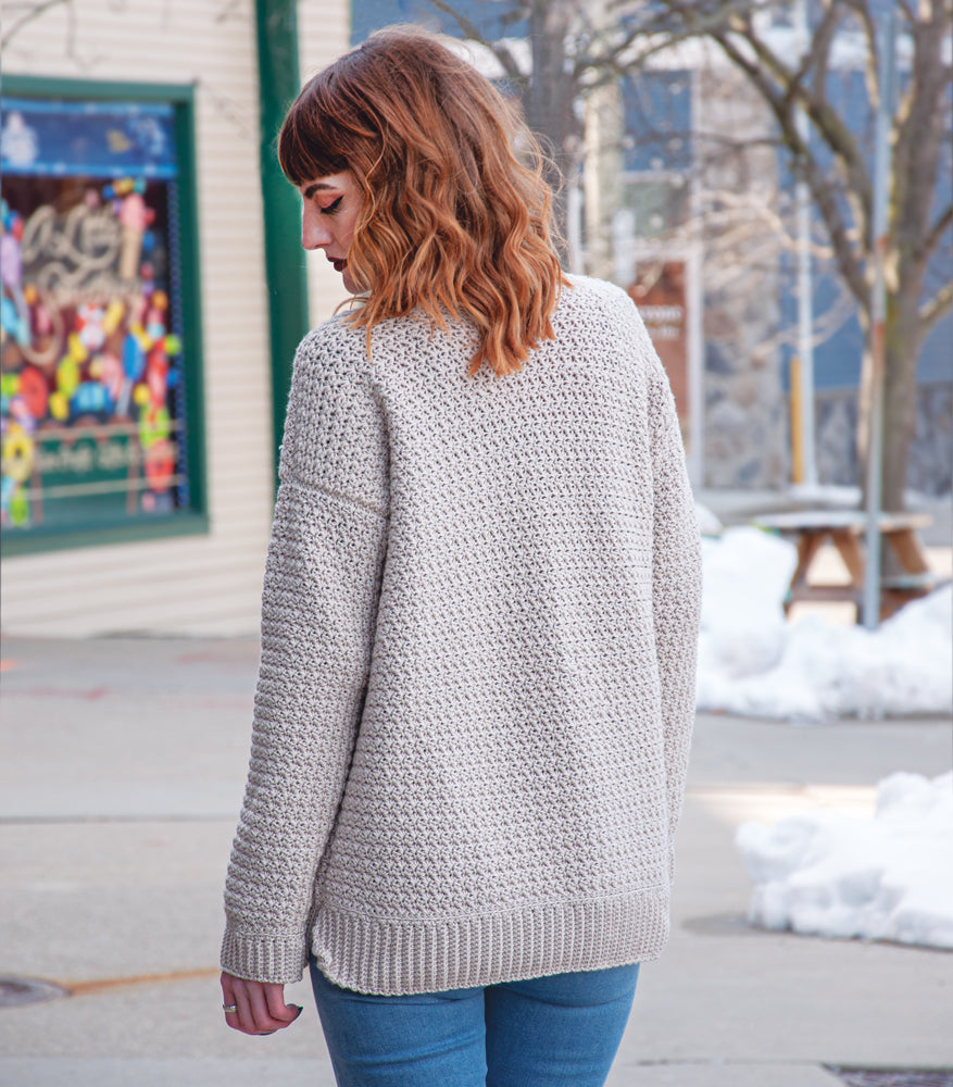 Boyfriend Sweater – Mary Maxim