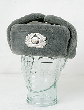 東ドイツ NVA(人民軍) 防寒帽/将校用/実物・未使用