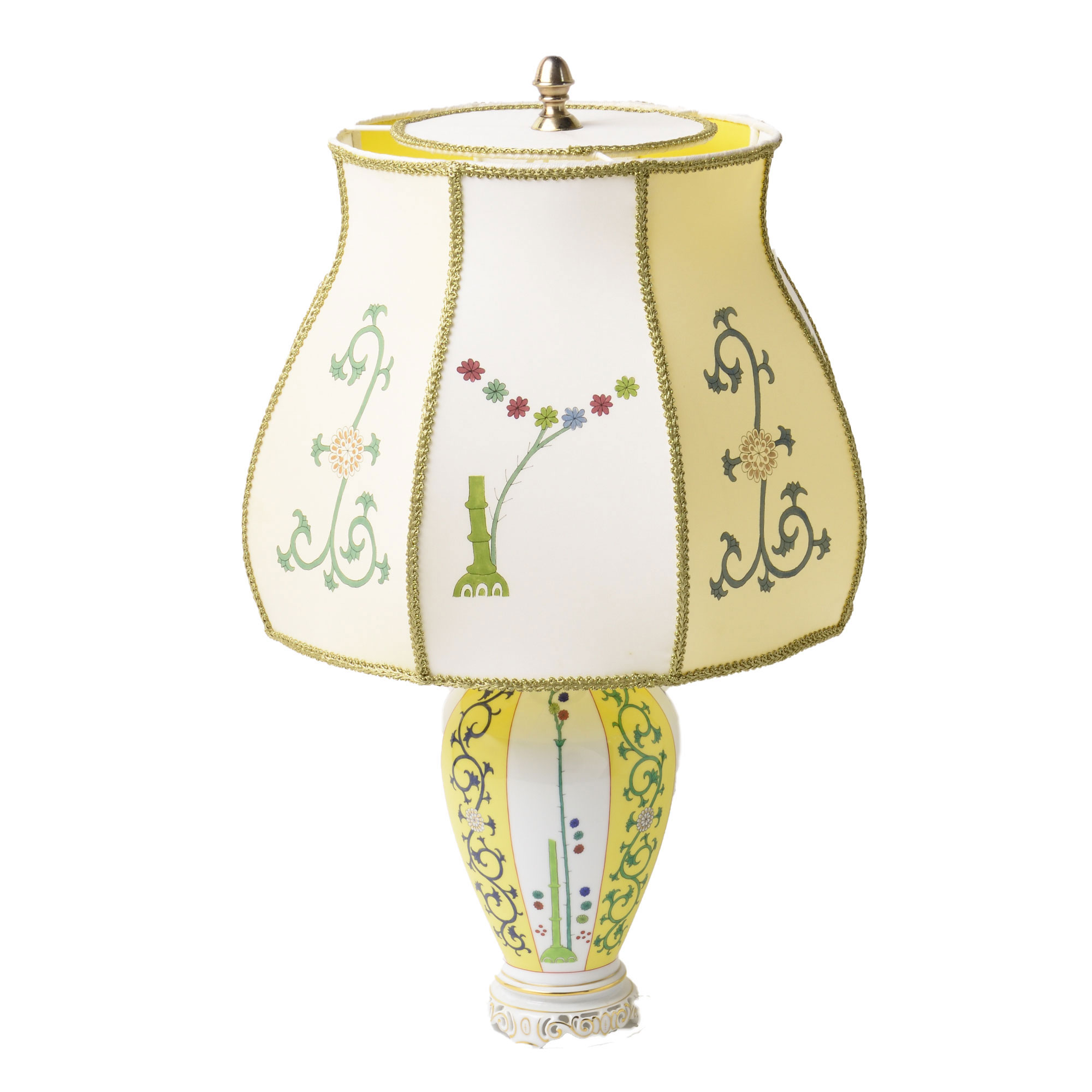 50%Off】【理由あり】ヘレンド(Herend) 電気スタンド(高さ:58cm