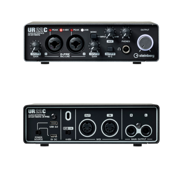 STEINBERG(スタインバーグ) ／ UR22C ／ 2イン x 2アウト USB 3.0