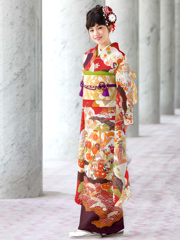 藤井寛 手描き京友禅振袖 | 岐阜で藤井寛の振袖を探すなら三ツ星