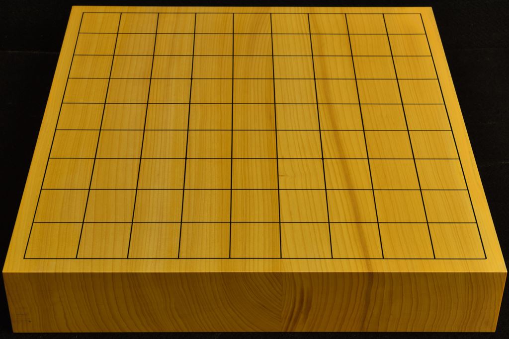 143】テルヒコ様 新榧 しんかや 2寸卓上碁盤 柾目 【美品】 本榧卓上