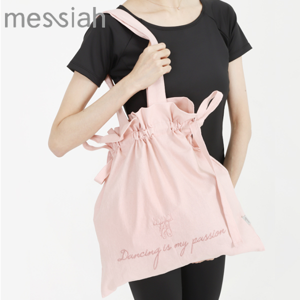 トートバッグ バレエ用品 バレエバッグ 刺繍入り 【 メシア Messiah