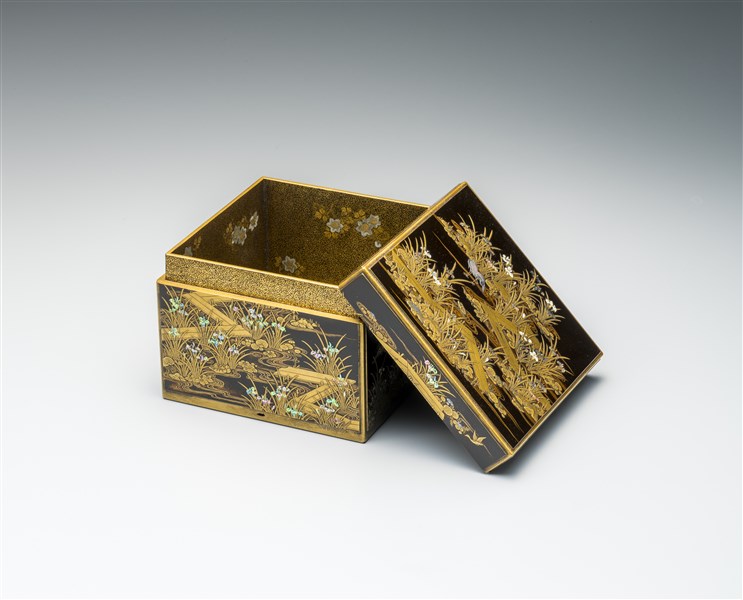 八橋図蒔絵茶箱（伝五十嵐道甫作） - MIHO MUSEUM