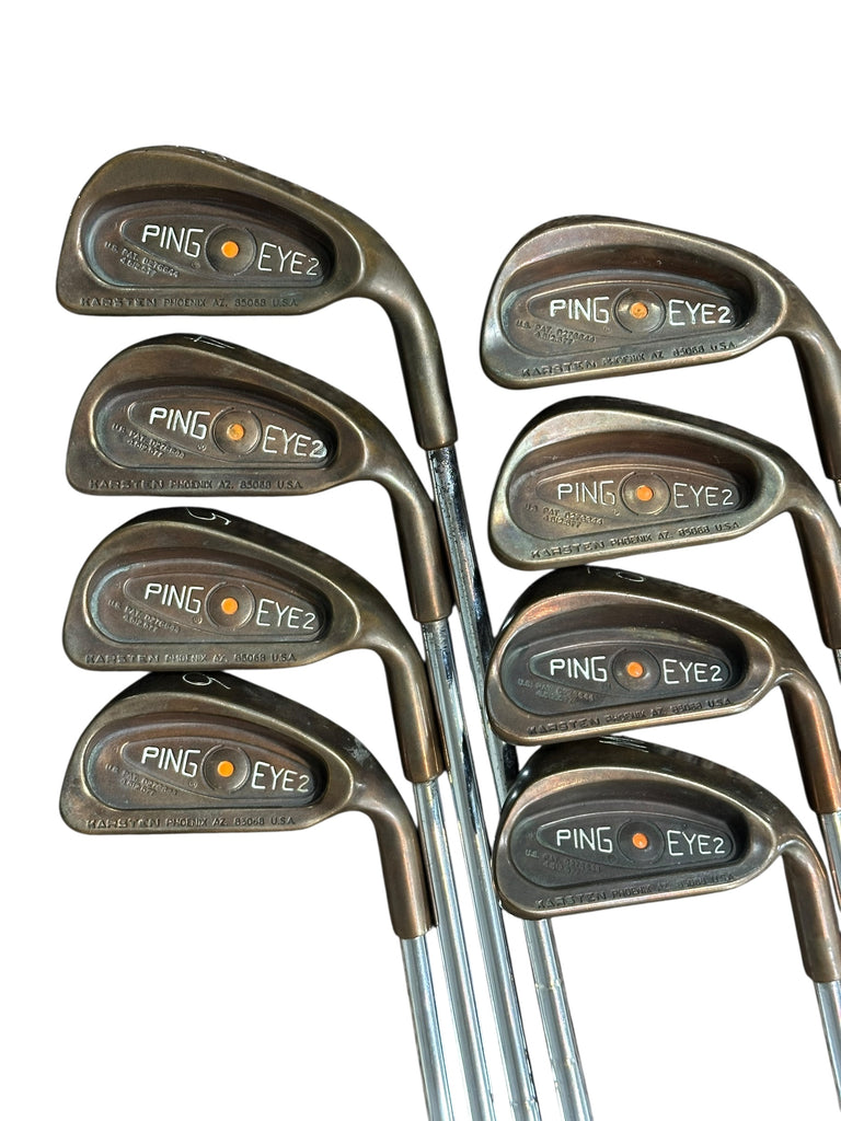 Ping Eye 2 Orange Dot BeCu Irons 3-PW ZZ Lite Stiff Flex Shafts