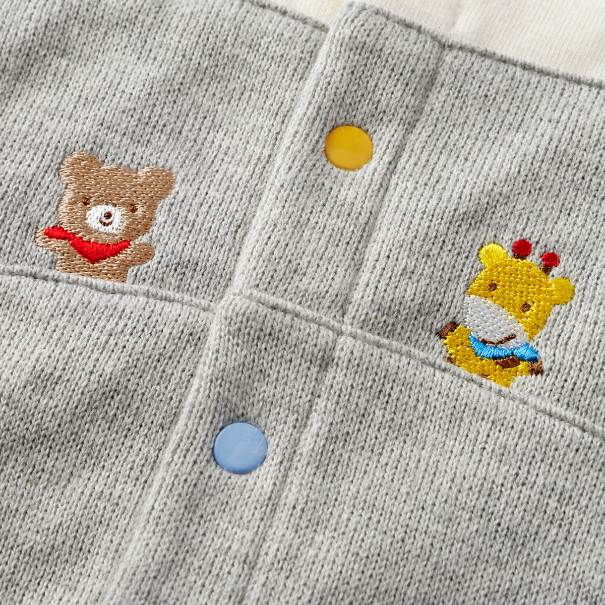 どうぶつ刺繍カバーオール – ミキハウスオフィシャルサイト