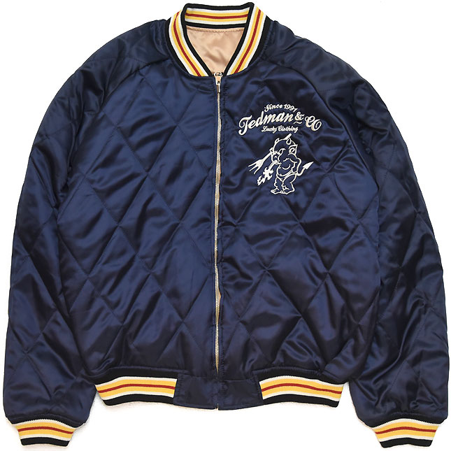 テッドマン(TEDMAN)「RED DEVIL」リバーシブルスカジャン/TSK-059