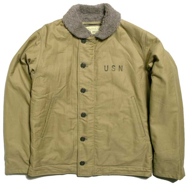 BUZZ RICKSONS(バズリクソンズ)N-1デッキジャケット・KHAKI/br12031