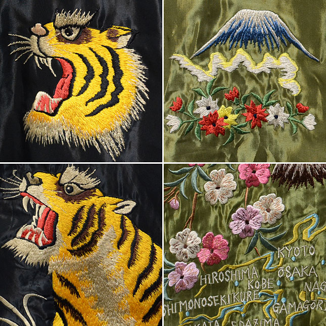 テーラー東洋スカジャン【ROARING TIGER×JAPAN MAP】店舗限定