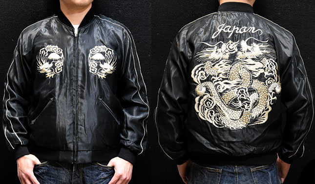 テーラー東洋スカジャン【BLACK EAGLE×TANGLED DRAGONS】リバーシブル