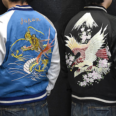 東洋スカジャン・港商SPECIAL EDITION「DRAGON×EAGLE PRINT」NO-897