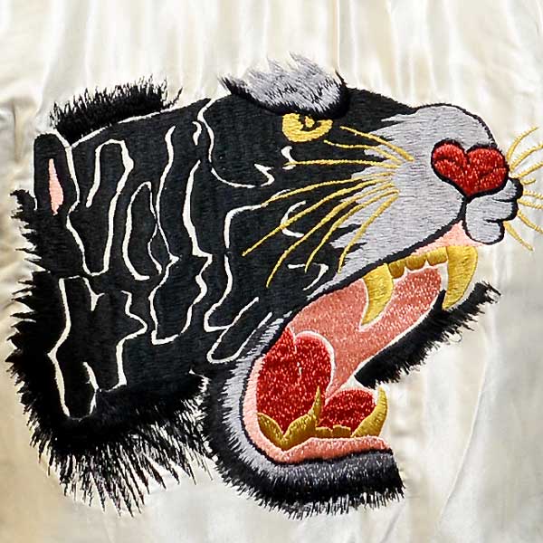 テーラー東洋スカジャン【DRAGON×TIGER FACE】龍虎復刻サテンスカ