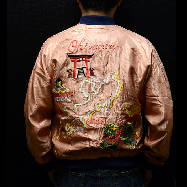 テーラー東洋スカジャン【沖縄 MAP×DUELLING DRAGONS】リバーシブル